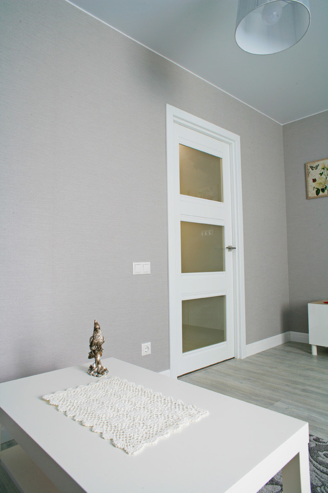 Квартира в Подмосковье, в проекте матовые двери серии U