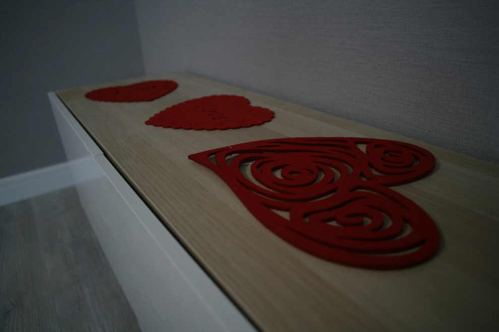 Квартира в Подмосковье, в проекте матовые двери серии U