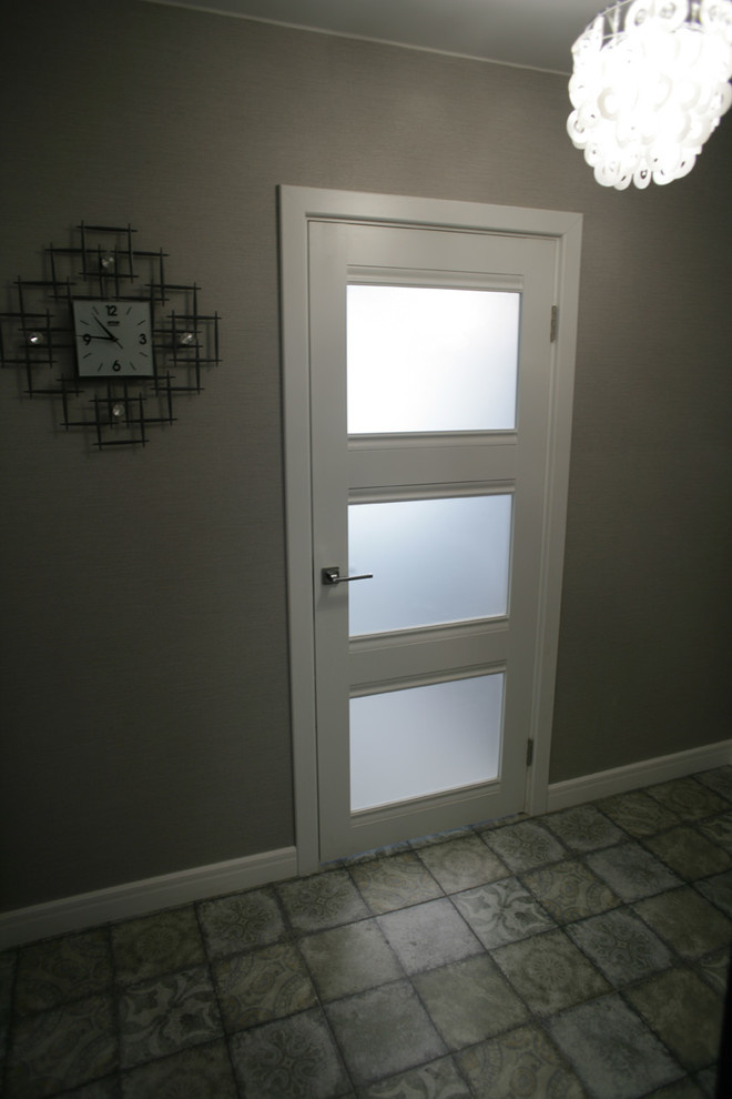 Квартира в Подмосковье, в проекте матовые двери серии U