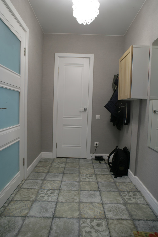 Квартира в Подмосковье, в проекте матовые двери серии U