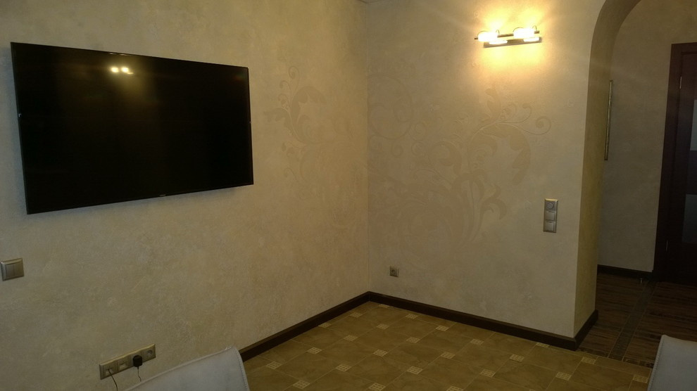 Частный интерьер. (трафаретные работы)