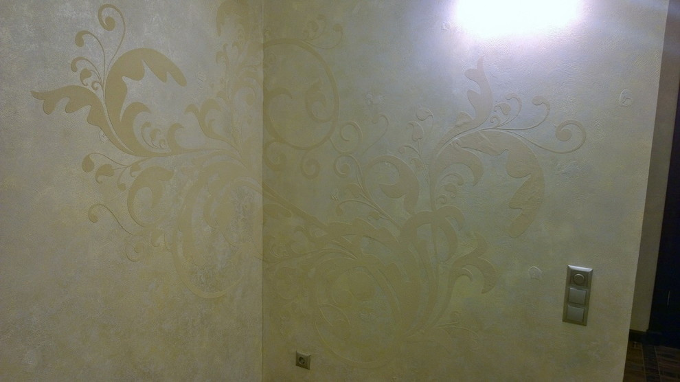 Частный интерьер. (трафаретные работы)