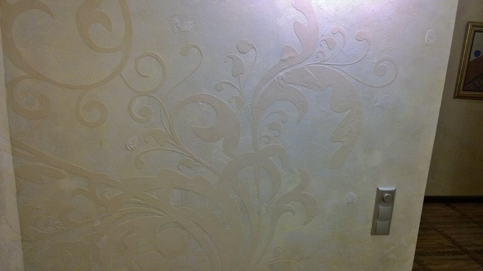 Частный интерьер. (трафаретные работы)