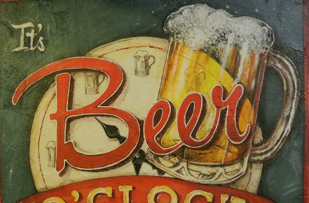 Роспись стен для кафе "Хмель и шишка" г. Чебоксары