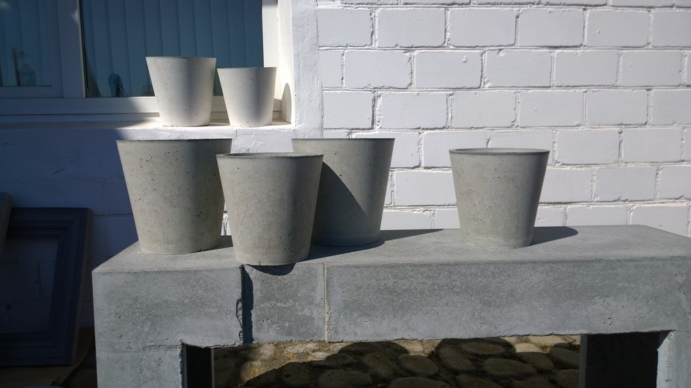 Кашпо из бетона