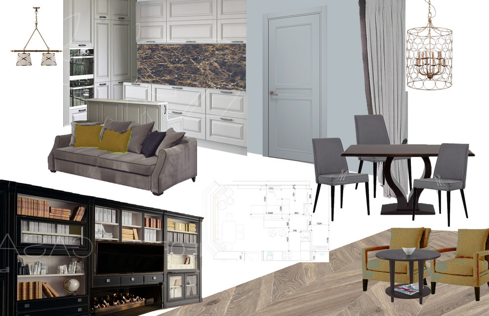 Эскизный проект квартиры в г. Мытищи