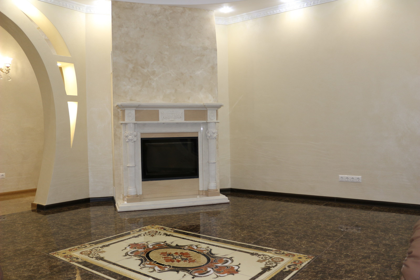 Декоративная штукатурка в интерьере