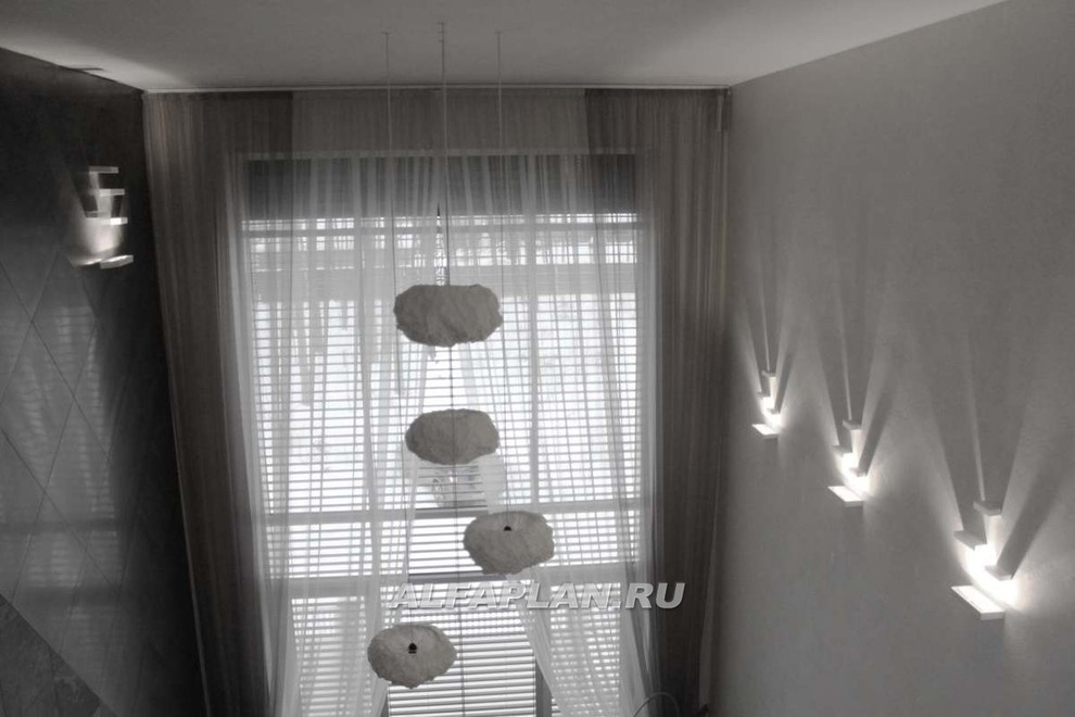 Реализация и интерьеры проекта коттеджа "Три семерки" 77а + проект бассейна 287В