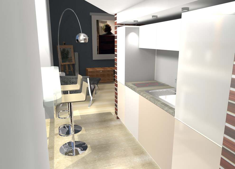 Дизайн-проекта интерьера квартиры в стиле лофт в Волгограде