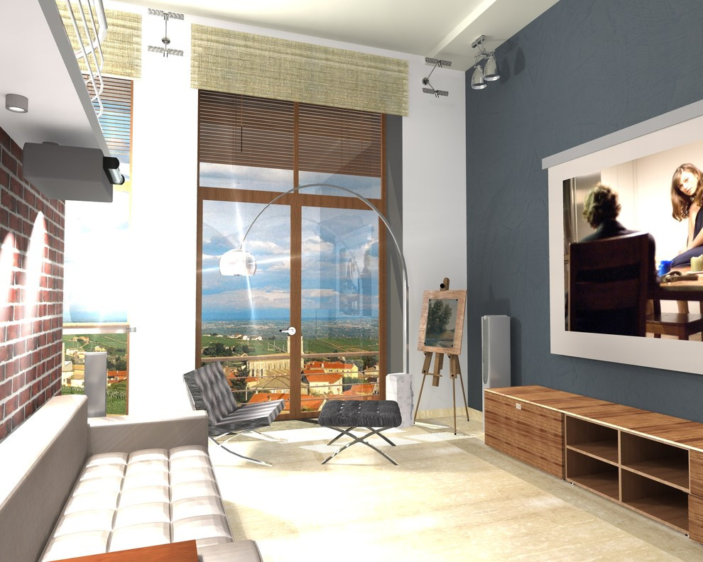 Дизайн-проекта интерьера квартиры в стиле лофт в Волгограде