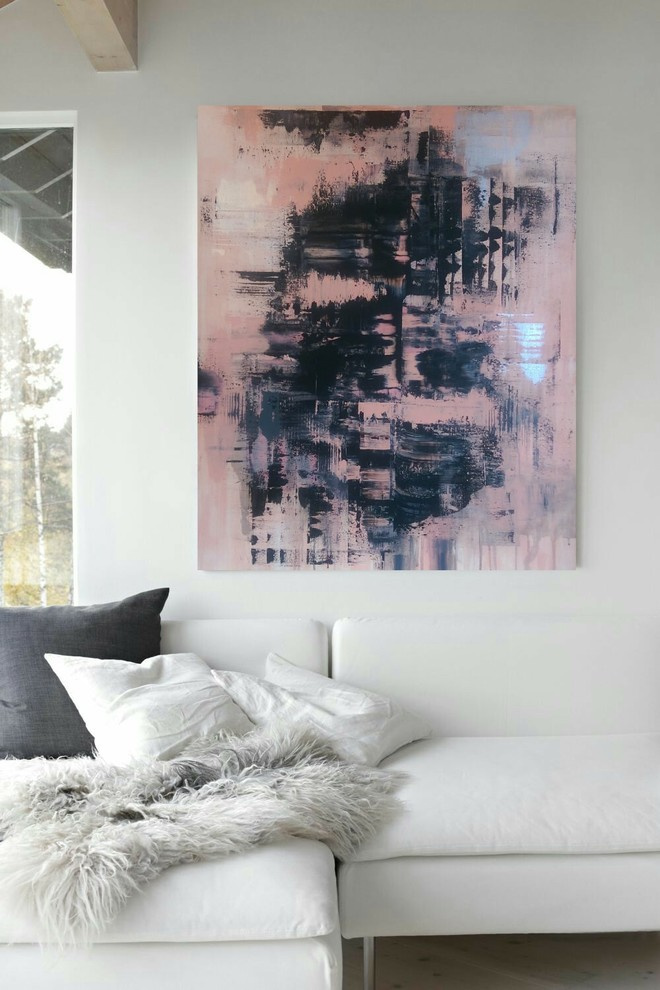 Черная трансформация, абстракция в интерьере