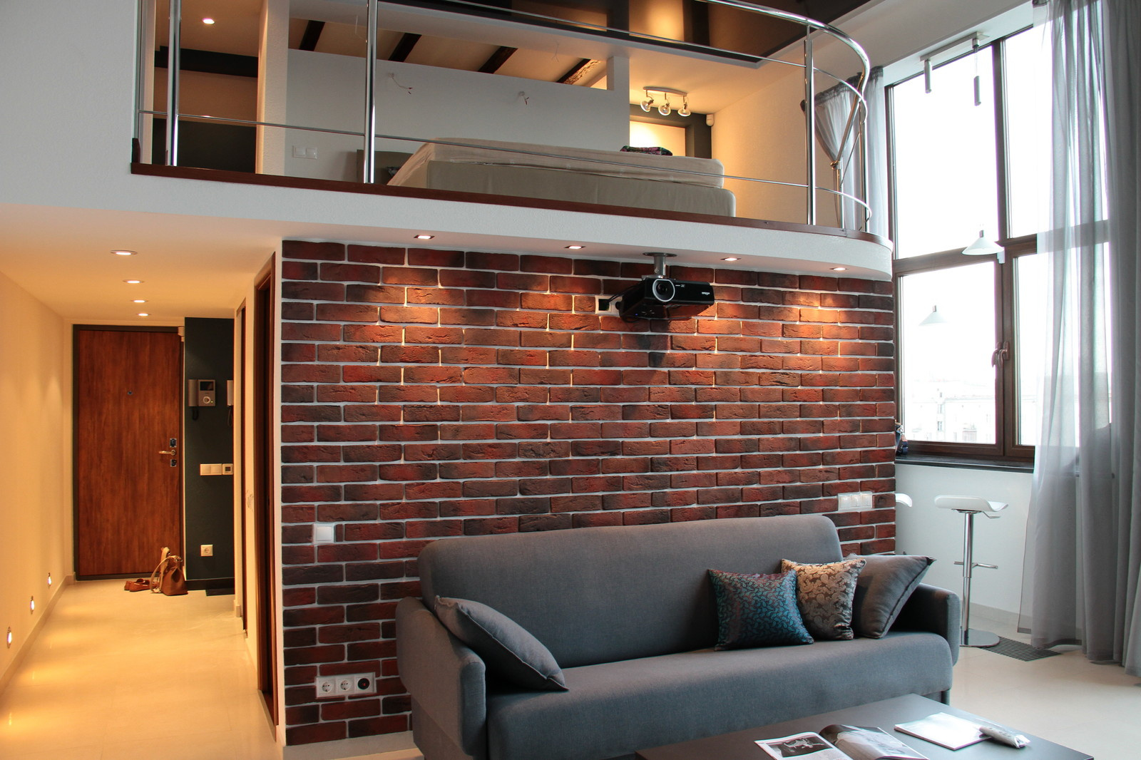 Дизайн-проекта интерьера квартиры в стиле лофт в Волгограде