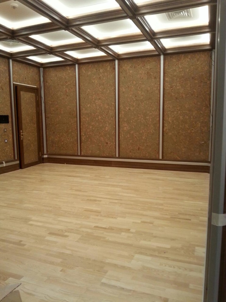 Укладка спортивного паркета в частном доме