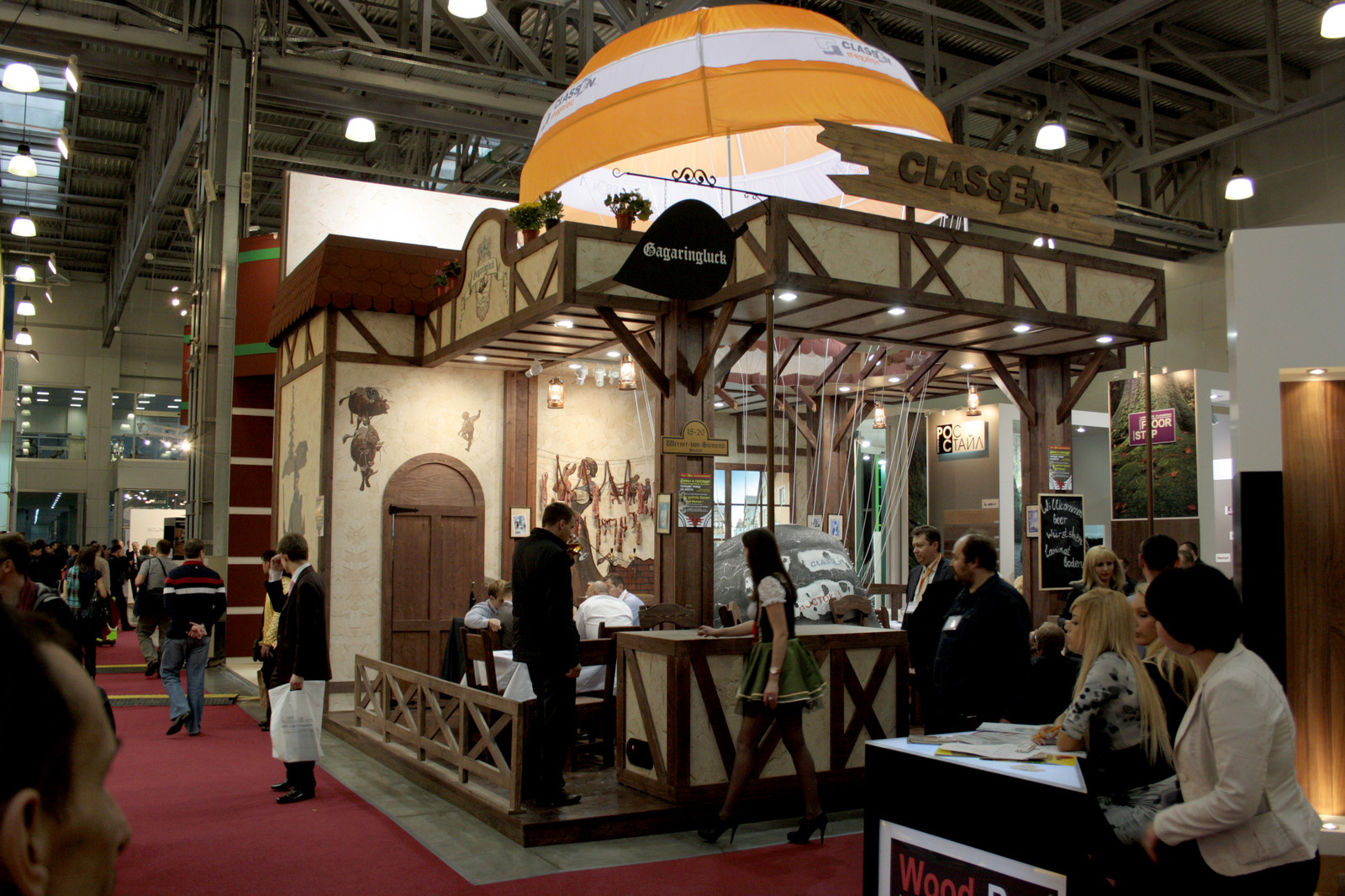 Немецкий производитель ламината "Classen", выставка MosBuild 2011, Крокус Экспо
