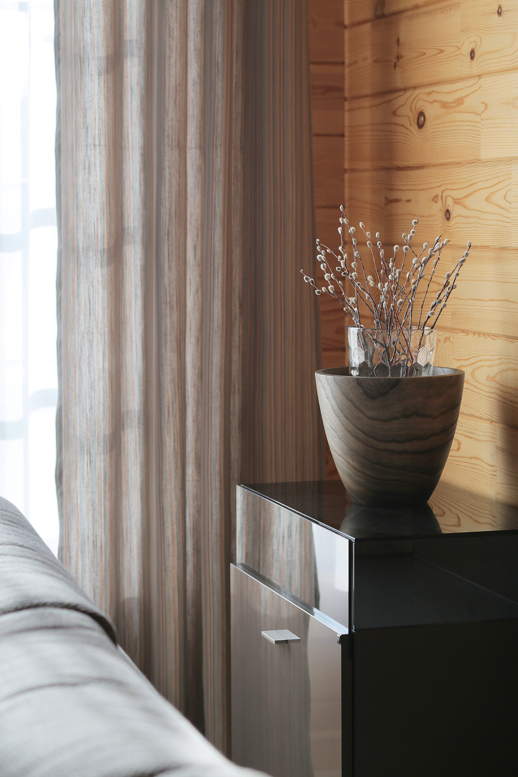 Современный дом из бруса в эко стиле