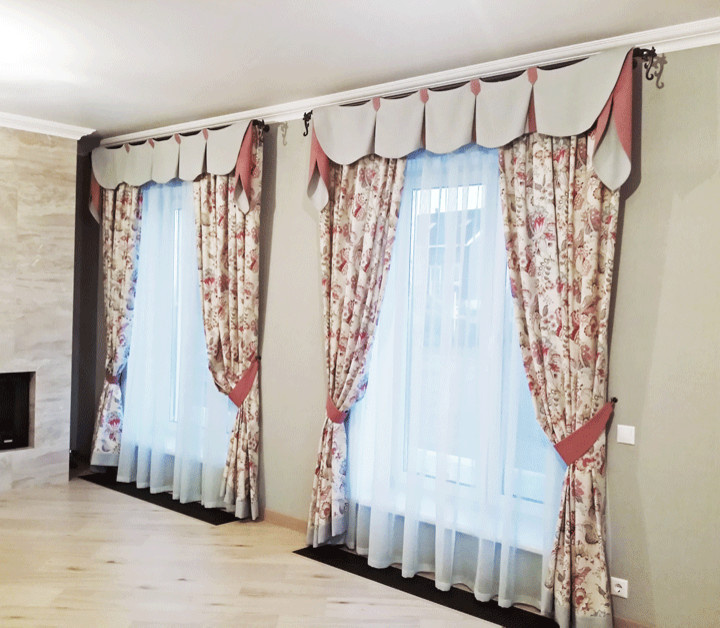 Шторы в загородном доме