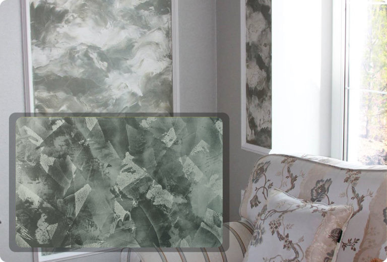 Венецианская штукатурка в интерьере!