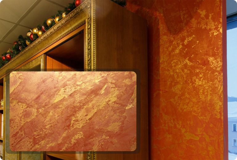 Венецианская штукатурка в интерьере!