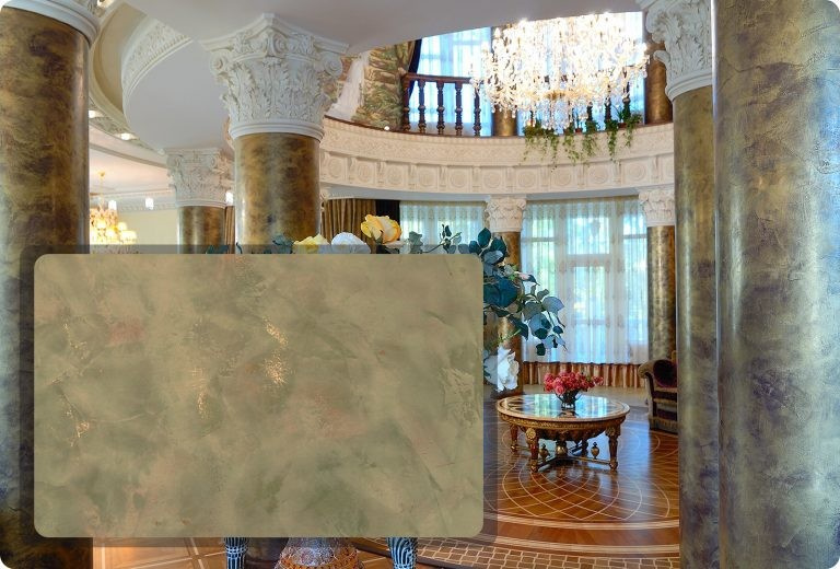 Венецианская штукатурка в интерьере!