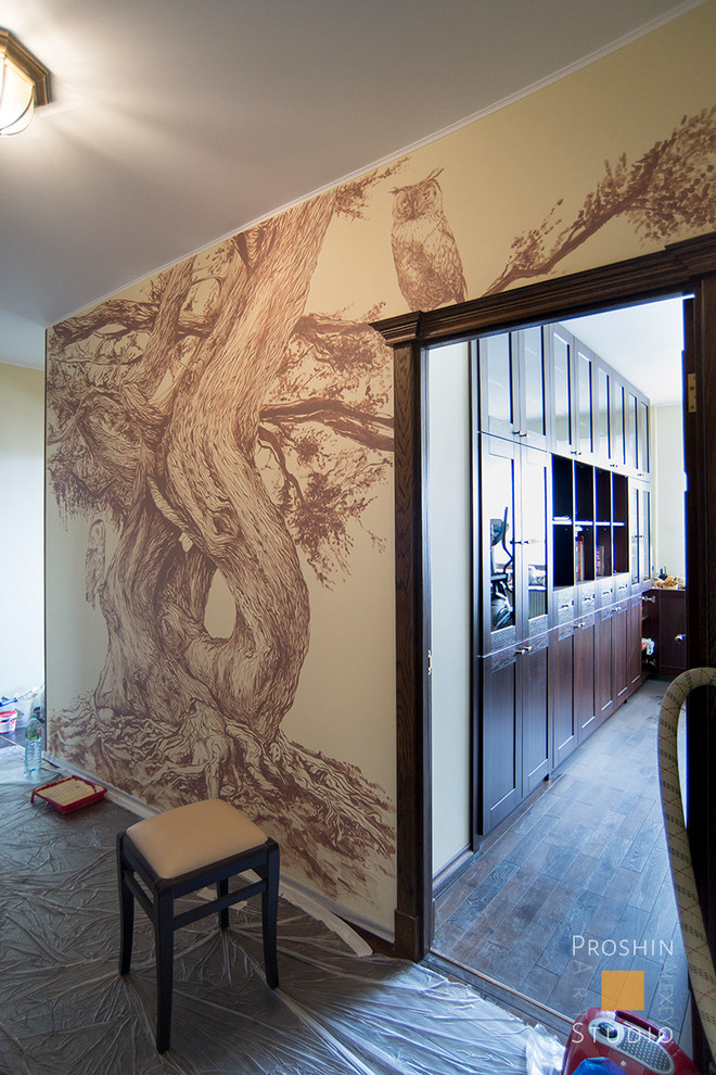 Роспись стен в квартире. Графика