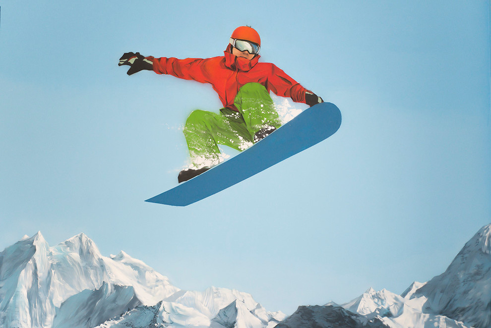 Роспись стены в детской комнате мальчика