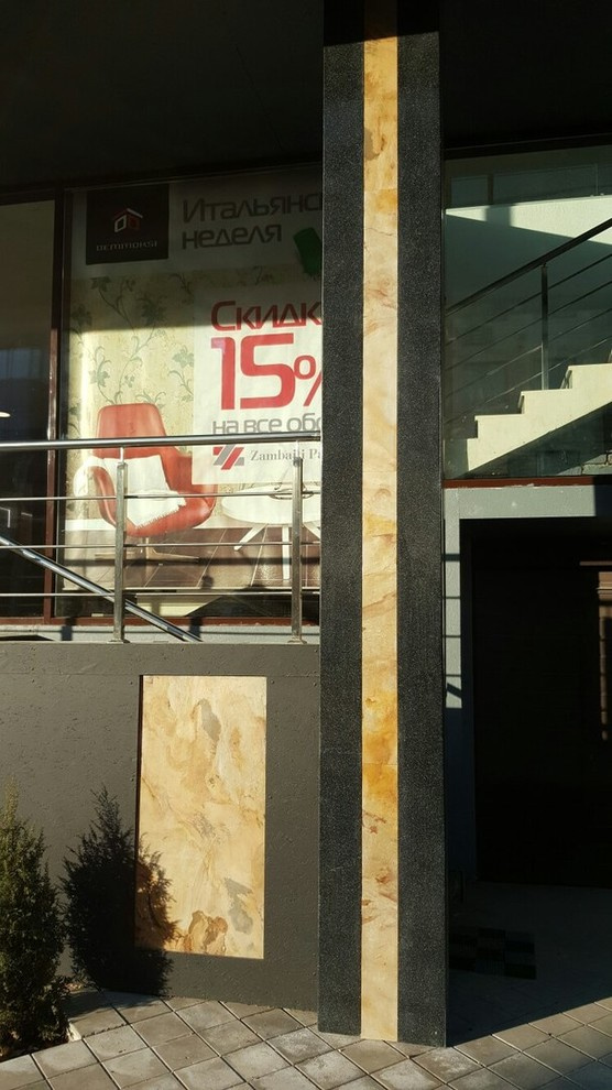 Каменный шпон в экстерьере Краснодар