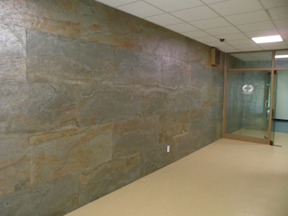 Каменный шпон в интерьере