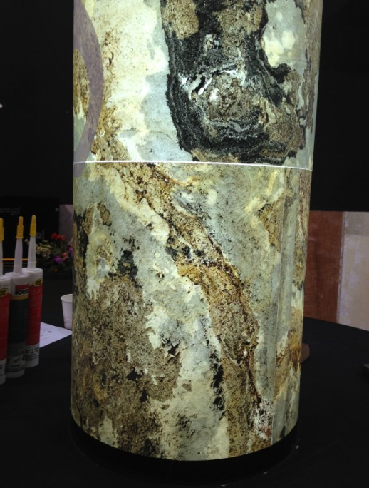 Каменный шпон в интерьере