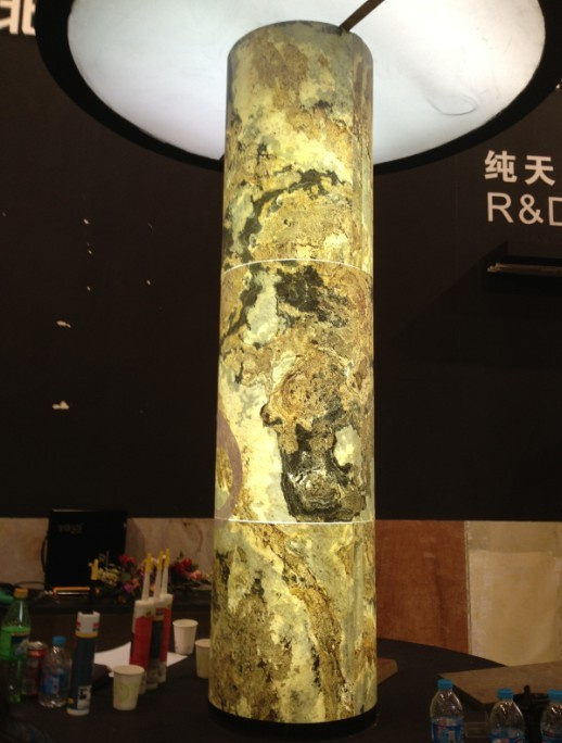 Каменный шпон в интерьере