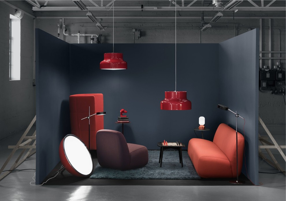 Гостиная со светильниками Megalo, Bumling, Plug Lamp от atelje Lyktan