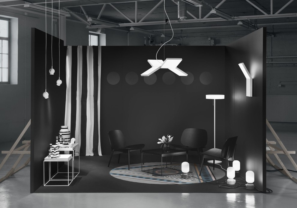Гостиная со светильниками Eagle, Plug Lamp и Ogle Mini от atelje Lyktan