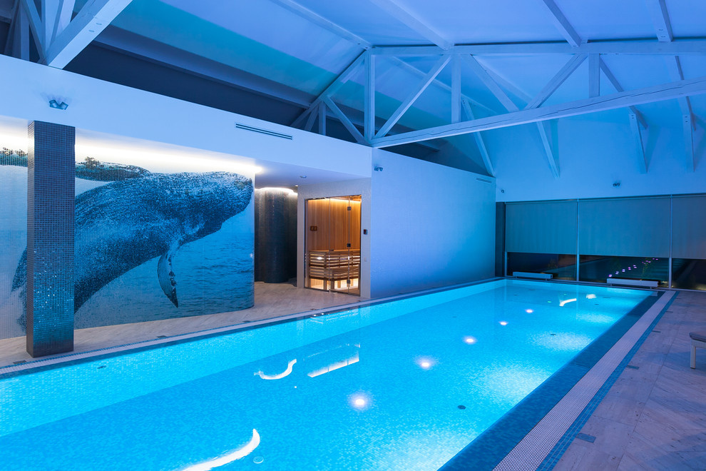 SPA-зона с зоной отдыха в частном доме