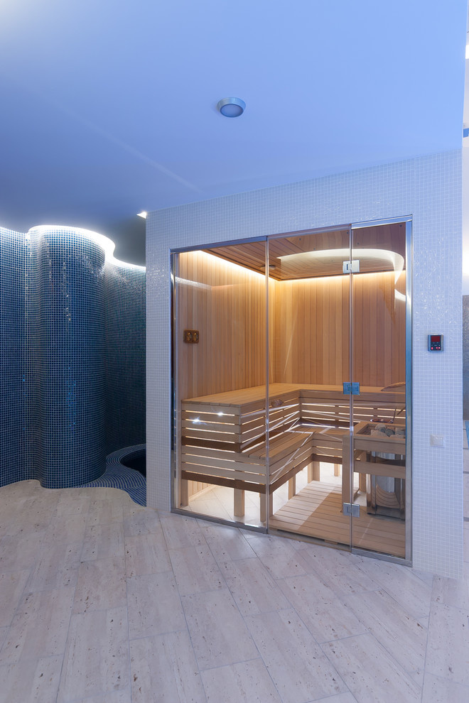 SPA-зона с зоной отдыха в частном доме