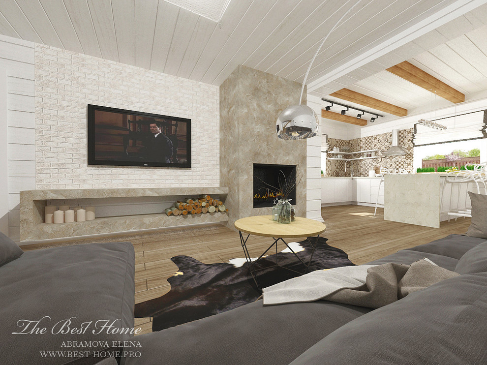 Дизайн интерьера коттеджа в пос.Нагорное