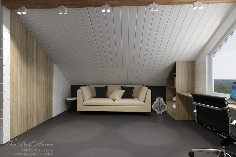 Дизайн интерьера коттеджа в пос.Нагорное