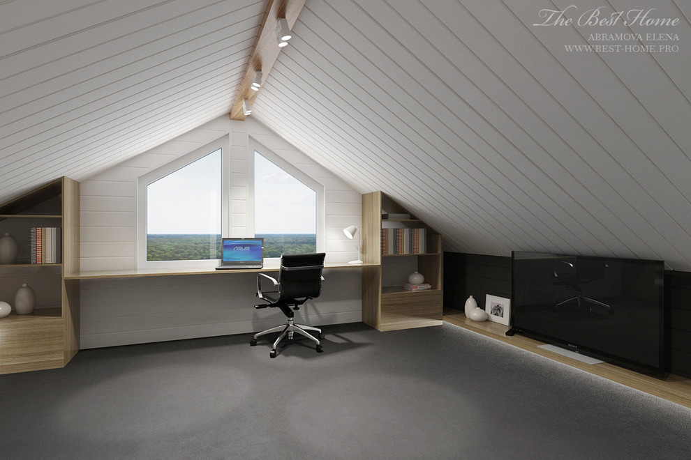 Дизайн интерьера коттеджа в пос.Нагорное