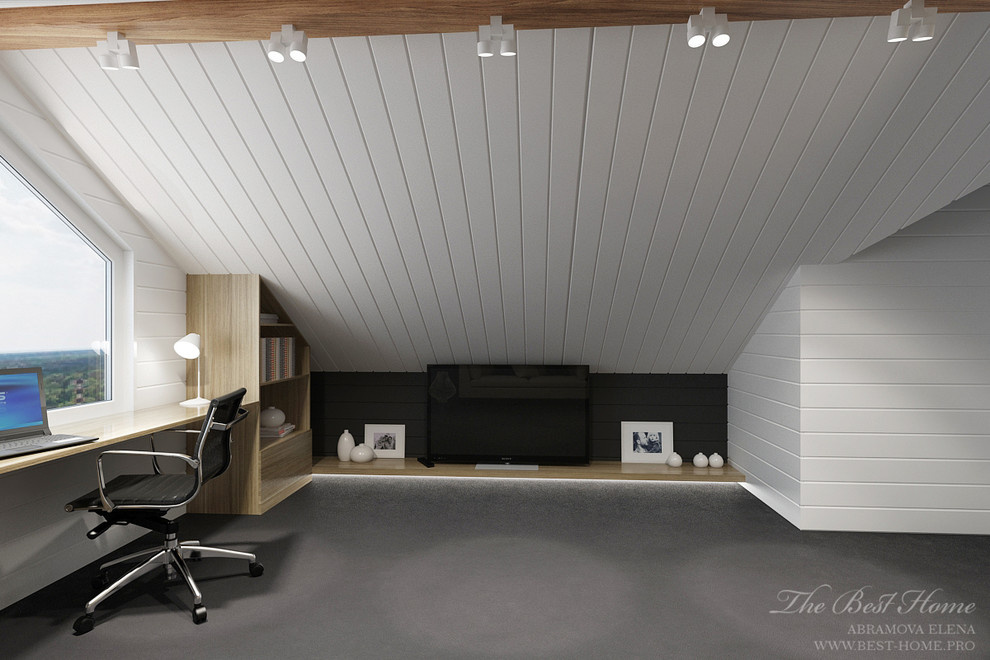 Дизайн интерьера коттеджа в пос.Нагорное