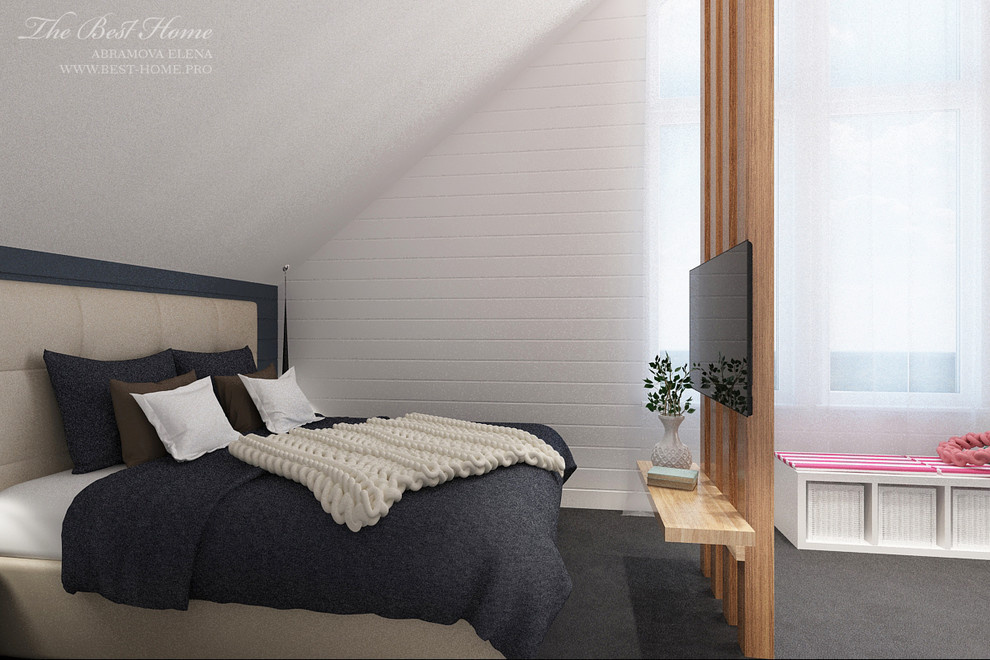 Дизайн интерьера коттеджа в пос.Нагорное