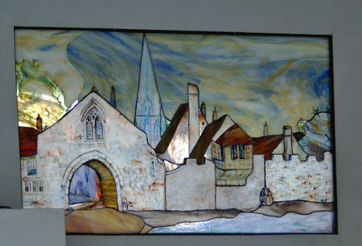 Витражная живопись.