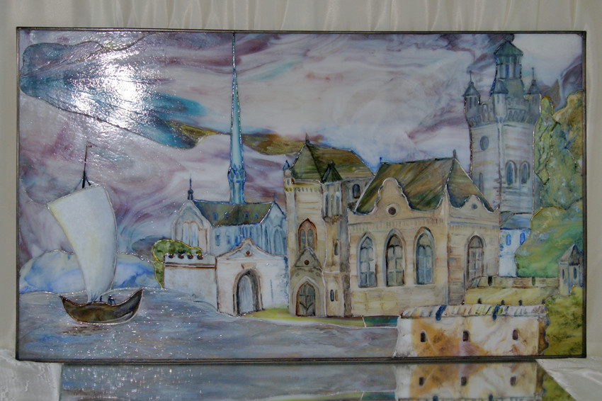 Витражная живопись.