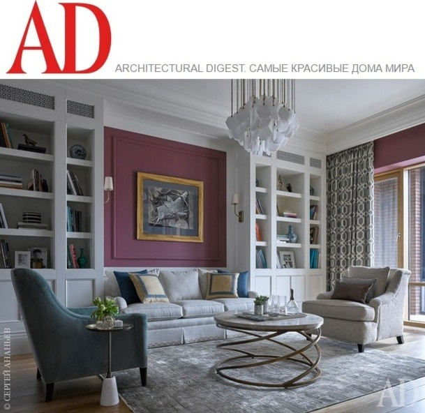 Фотосъемка интерьера квартиры в ЖК Садовые Кварталы для AD