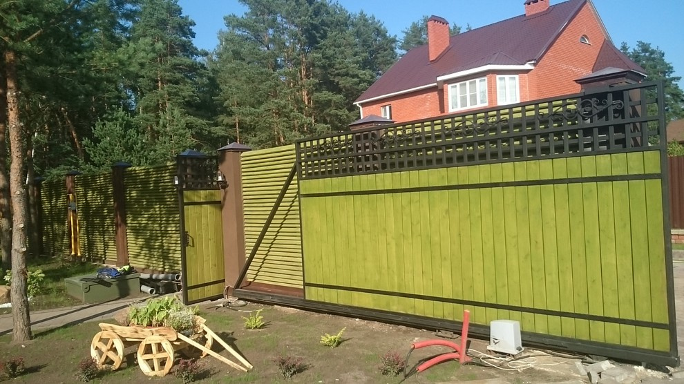 ландшафт и интерьер загородного дома