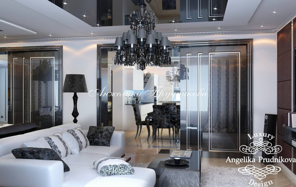 Интерьер гостиной в стиле Ар Деко - MADISON PARK