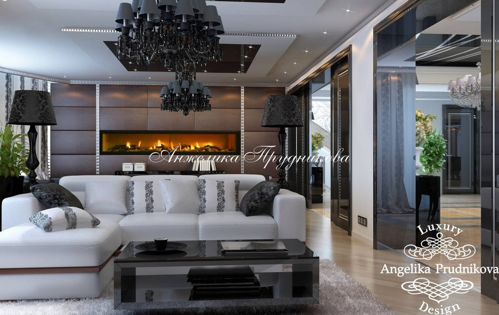 Интерьер гостиной в стиле Ар Деко - MADISON PARK