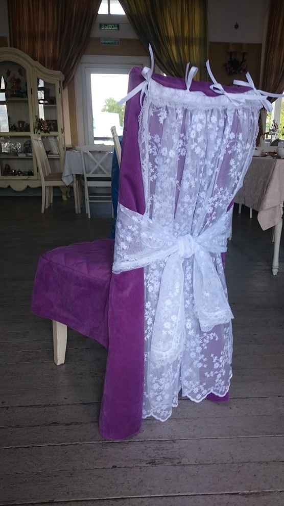 Чехлы на стулья для ресторана "Старая пристань"