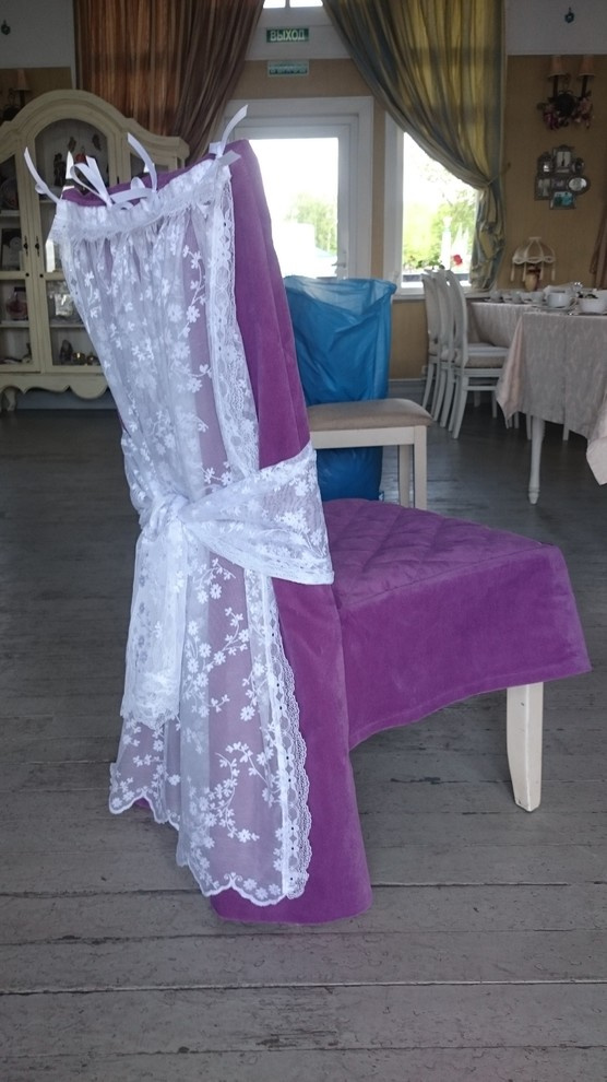 Чехлы на стулья для ресторана "Старая пристань"