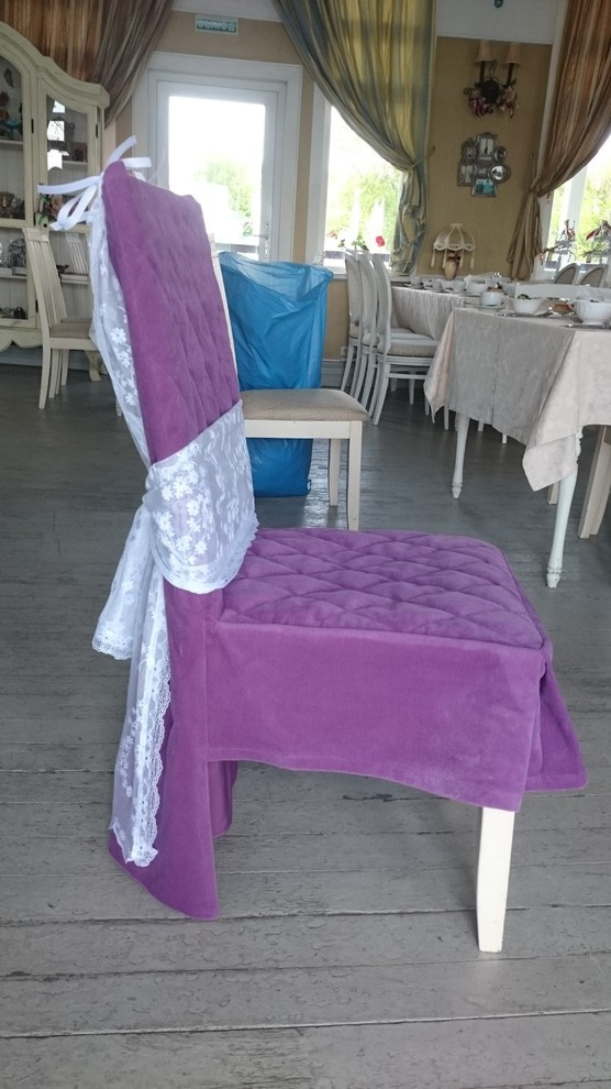 Чехлы на стулья для ресторана "Старая пристань"