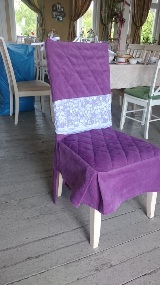 Чехлы на стулья для ресторана "Старая пристань"