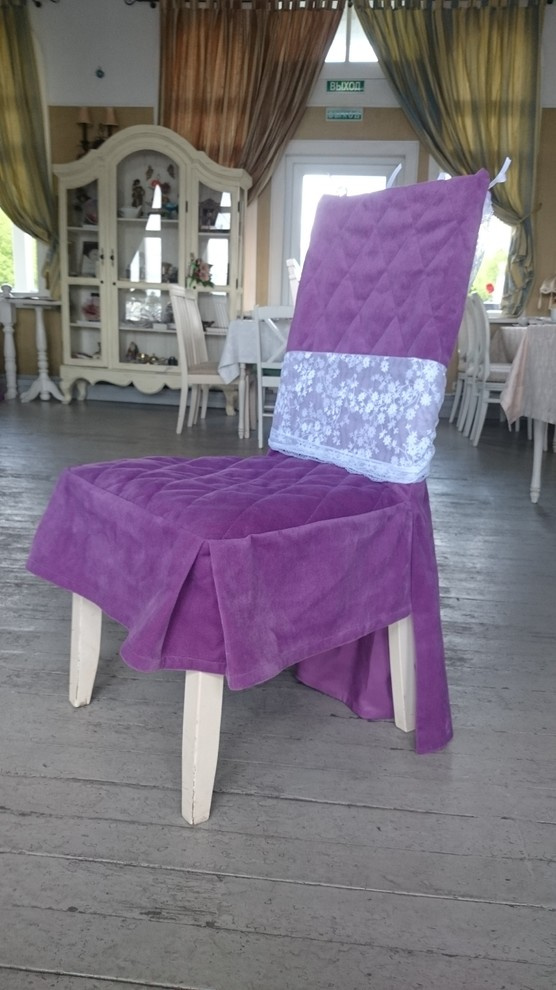 Чехлы на стулья для ресторана "Старая пристань"