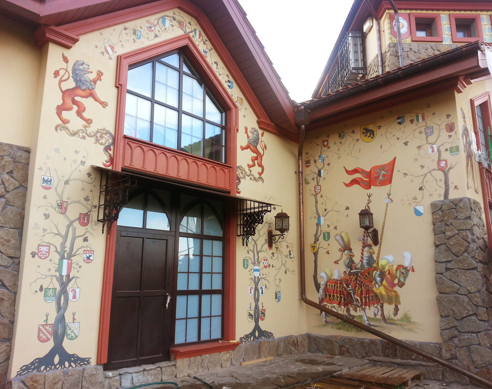 Коттедж в стиле средневековья